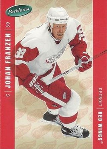 #182 Johan Franzen - Detroit Red Wings - 2005-06 Parkhurst Hockey