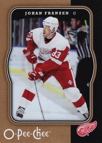#182 Johan Franzen - Detroit Red Wings - 2007-08 O-Pee-Chee Hockey
