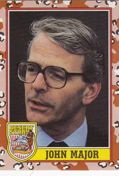 #182 John Major - 1991 Topps Desert Storm
