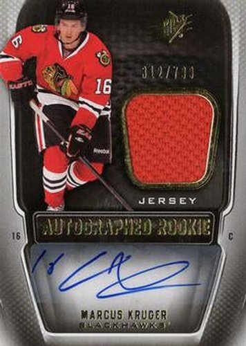 #182 Marcus Kruger - Chicago Blackhawks - 2011-12 SPx Hockey