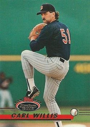 #182 Carl Willis - Minnesota Twins - 1993 Stadium Club Baseball