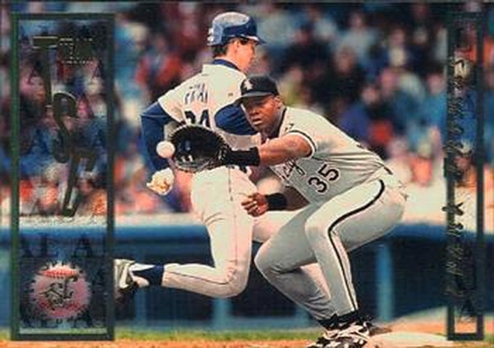 #182 Frank Thomas - Chicago White Sox - 1996 Stadium Club Baseball