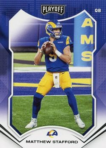 #182 Matthew Stafford - Los Angeles Rams - 2021 Panini Playoff Football