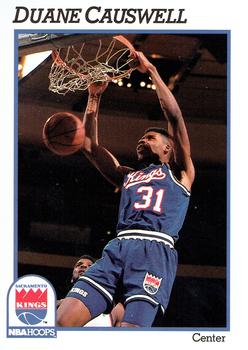 #182 Duane Causwell - Sacramento Kings - 1991-92 Hoops Basketball