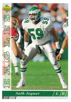 #182 Seth Joyner - Philadelphia Eagles - 1993 Upper Deck Football