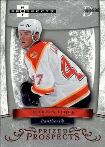 #182 Martin Lojek - Florida Panthers - 2007-08 Fleer Hot Prospects Hockey