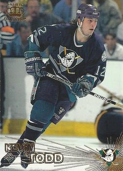 #182 Kevin Todd - Anaheim Mighty Ducks - 1997-98 Pacific Crown Hockey