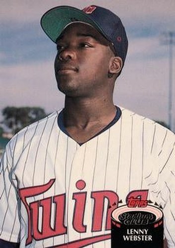#183 Lenny Webster - Minnesota Twins - 1992 Stadium Club Baseball