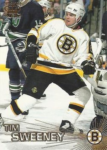 #183 Tim Sweeney - Boston Bruins - 1997-98 Pacific Crown Hockey