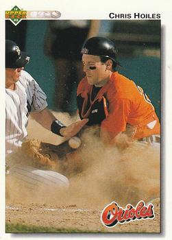 #183 Chris Hoiles - Baltimore Orioles - 1992 Upper Deck Baseball
