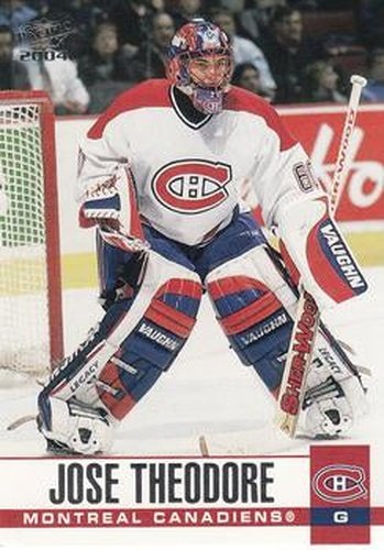 #183 Jose Theodore - Montreal Canadiens - 2003-04 Pacific Hockey