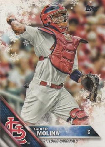 #HMW183 Yadier Molina - St. Louis Cardinals - 2016 Topps Holiday Baseball