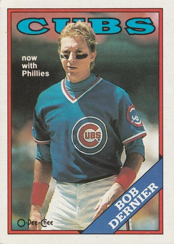 #183 Bob Dernier - Philadelphia Phillies - 1988 O-Pee-Chee Baseball