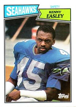 183 Kenny Easley - Seattle Seahawks - 1987 Topps Football – Isolated Cards