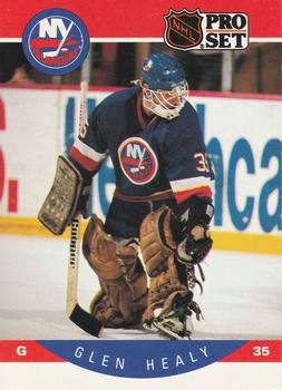 #183 Glenn Healy - New York Islanders - 1990-91 Pro Set Hockey