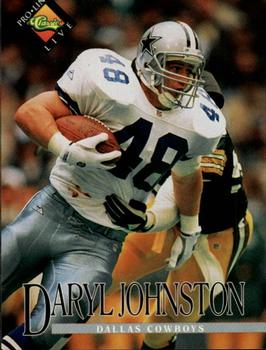 #183 Daryl Johnston - Dallas Cowboys - 1994 Pro Line Live Football