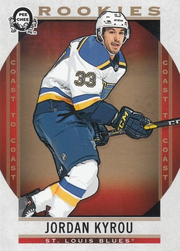 #183 Jordan Kyrou - St. Louis Blues - 2018-19 O-Pee-Chee Coast to Coast Hockey