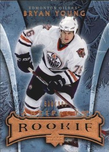 #183 Bryan Young - Edmonton Oilers - 2007-08 Upper Deck Artifacts Hockey