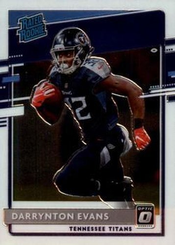 #183 Darrynton Evans - Tennessee Titans - 2020 Donruss Optic Football