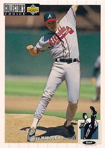 #183 Greg Maddux - Atlanta Braves - 1994 Collector's Choice Baseball