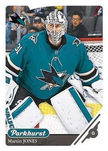 #183 Martin Jones - San Jose Sharks - 2018-19 Parkhurst Hockey
