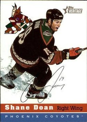 #183 Shane Doan - Phoenix Coyotes - 2000-01 Topps Heritage Hockey