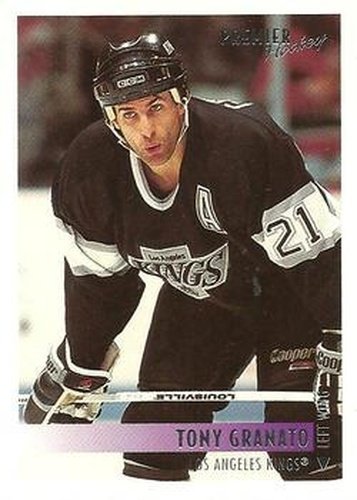#183 Tony Granato - Los Angeles Kings - 1994-95 Topps Premier Hockey