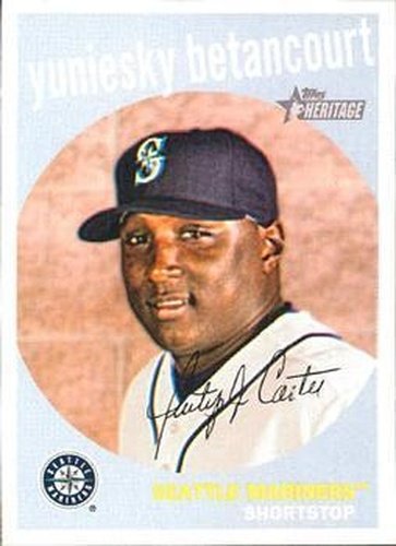#183 Yuniesky Betancourt - Seattle Mariners - 2008 Topps Heritage Baseball