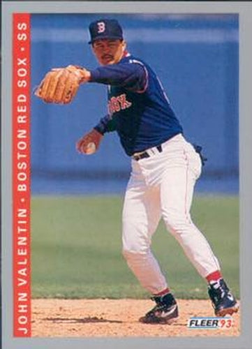 #183 John Valentin - Boston Red Sox - 1993 Fleer Baseball
