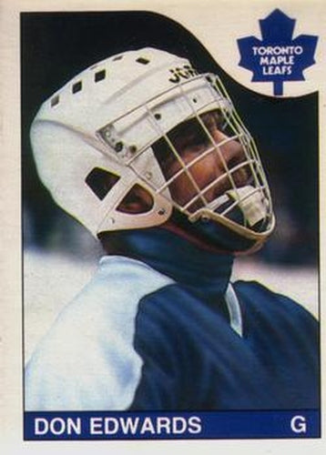#183 Don Edwards - Toronto Maple Leafs - 1985-86 O-Pee-Chee Hockey
