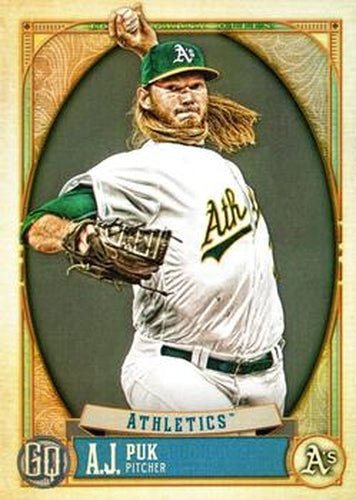 #183 A.J. Puk - Oakland Athletics - 2021 Topps Gypsy Queen Baseball