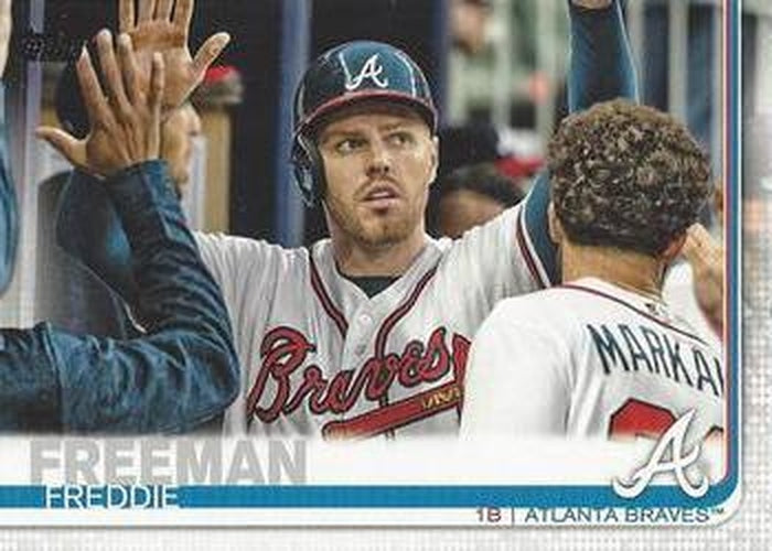 #183b Freddie Freeman - Atlanta Braves - 2019 Topps Baseball