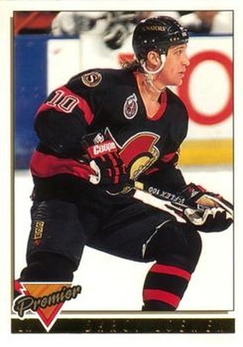 #184 Darcy Loewen - Ottawa Senators - 1993-94 O-Pee-Chee Premier Hockey - Gold