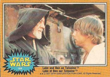 #184 Luke and Ben on Tatooine - 1977 O-Pee-Chee Star Wars