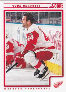#184 Todd Bertuzzi - Detroit Red Wings - 2012-13 Score Hockey