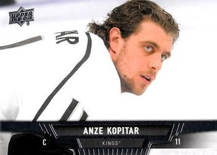 #184 Anze Kopitar - Los Angeles Kings - 2013-14 Upper Deck Hockey