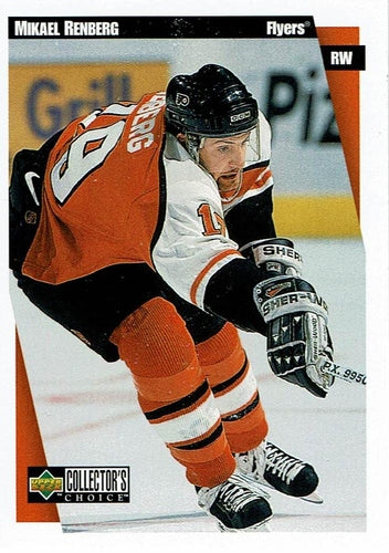 #184 Mikael Renberg - Philadelphia Flyers - 1997-98 Collector's Choice Hockey