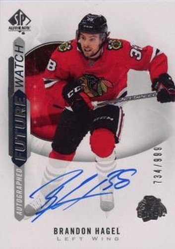 #184 Brandon Hagel - Chicago Blackhawks - 2020-21 SP Authentic Hockey