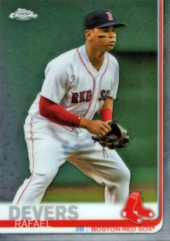 #184 Rafael Devers - Boston Red Sox - 2019 Topps Chrome Baseball