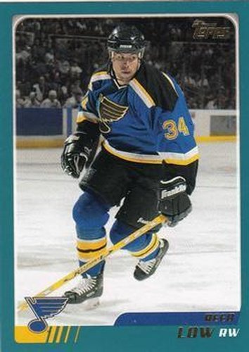 #184 Reed Low - St. Louis Blues - 2003-04 Topps Hockey