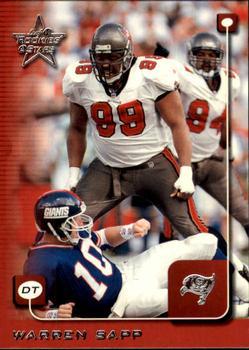 #184 Warren Sapp - Tampa Bay Buccaneers - 1999 Leaf Rookies & Stars Football