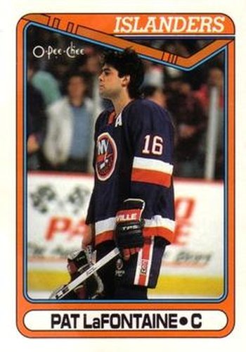 #184 Pat LaFontaine - New York Islanders - 1990-91 O-Pee-Chee Hockey