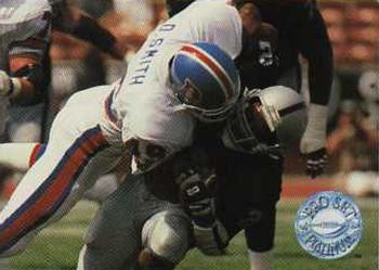 #184 Dennis Smith - Denver Broncos - 1991 Pro Set Platinum Football