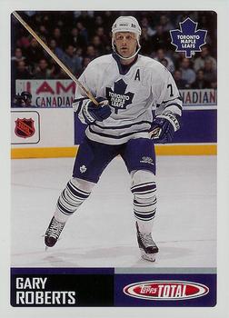 #184 Gary Roberts - Toronto Maple Leafs - 2002-03 Topps Total Hockey