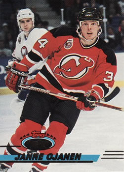 #184 Janne Ojanen - New Jersey Devils - 1993-94 Stadium Club Hockey