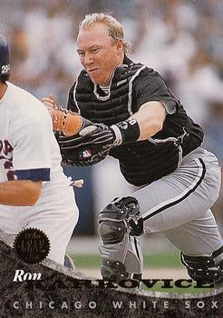 #184 Ron Karkovice - Chicago White Sox - 1994 Leaf Baseball