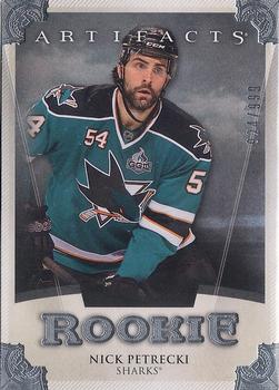 #184 Nick Petrecki - San Jose Sharks - 2013-14 Upper Deck Artifacts Hockey