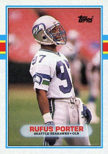 #184 Rufus Porter - Seattle Seahawks - 1989 Topps Football