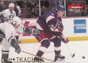 #185 Keith Tkachuk - Winnipeg Jets - 1995-96 SkyBox Impact Hockey