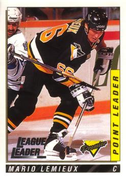 #185 Mario Lemieux - Pittsburgh Penguins - 1993-94 O-Pee-Chee Premier Hockey